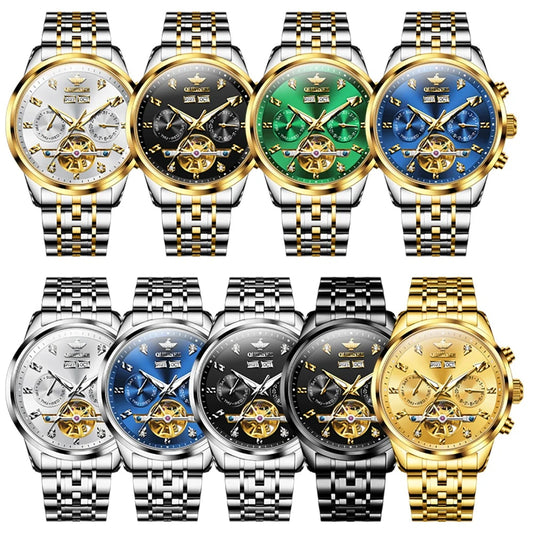 OUPINKE Top Men's Watches High Quality Multifunctional Waterproof